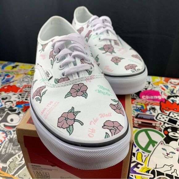 Vans Authentic Thank You Floral Womens Various Sizes - Picture 6 of 14